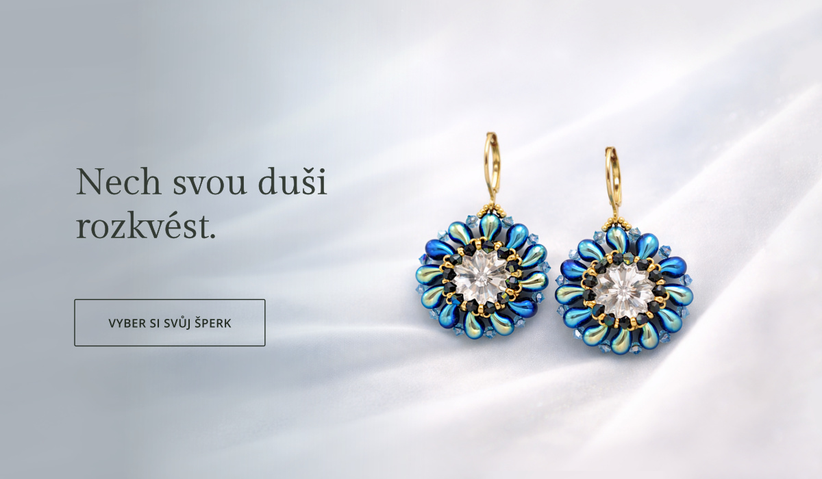 Banner with earrings